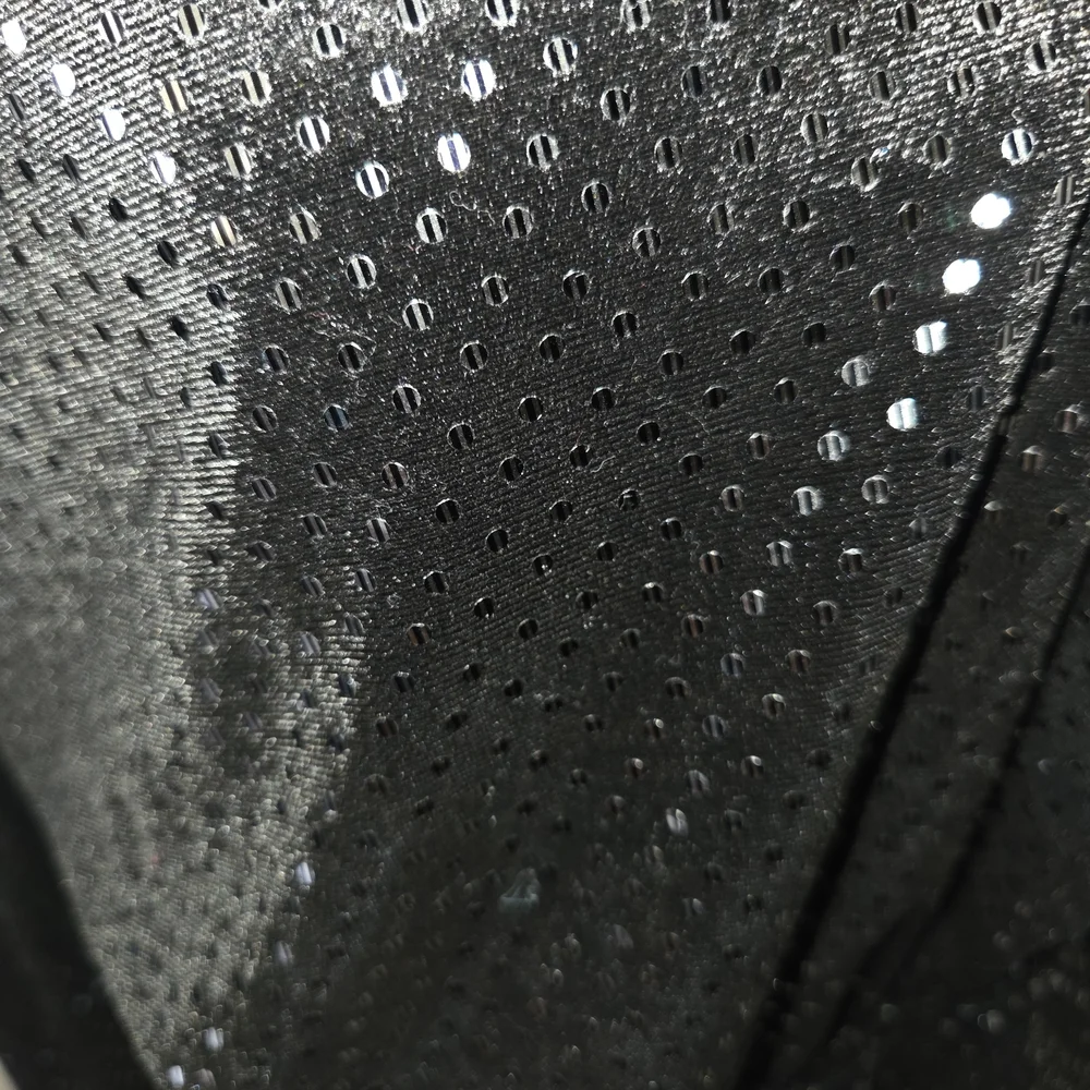 NWOT Gilli Black Velvet Polka Dot Belted Peplum Top - Picture 2 of 3